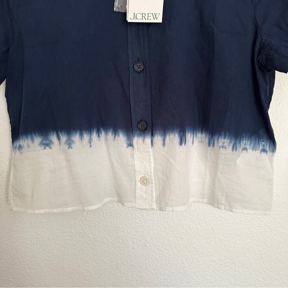 J. Crew dip-dyed gamine shirt - Picture 4 of 10